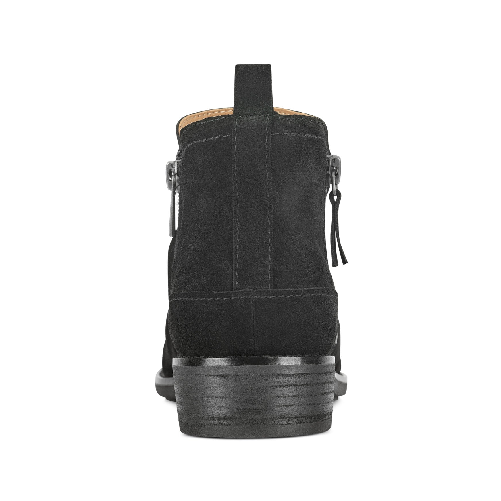 Nadya Round Toe Ruched Casual Booties