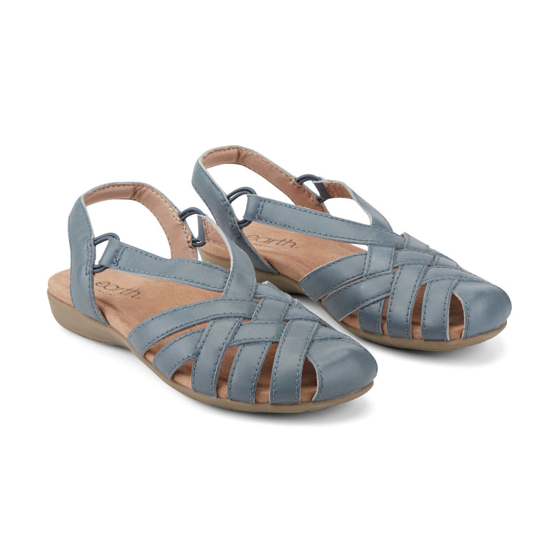 Berri Woven Casual Round Toe Slip-on Sandals