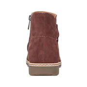Hilaree Water Repellent Round Toe Ruched Casual Booties