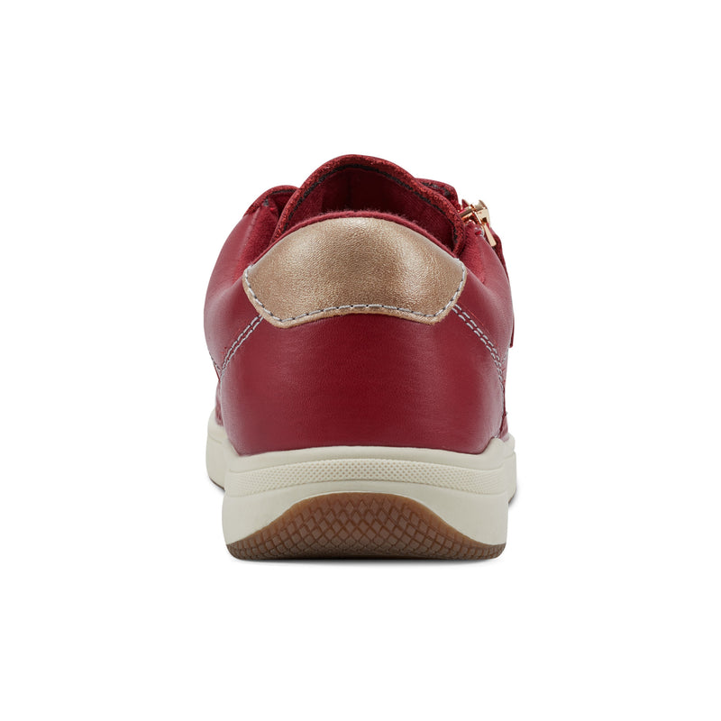 Netta Round Toe Casual Lace-up Sneakers