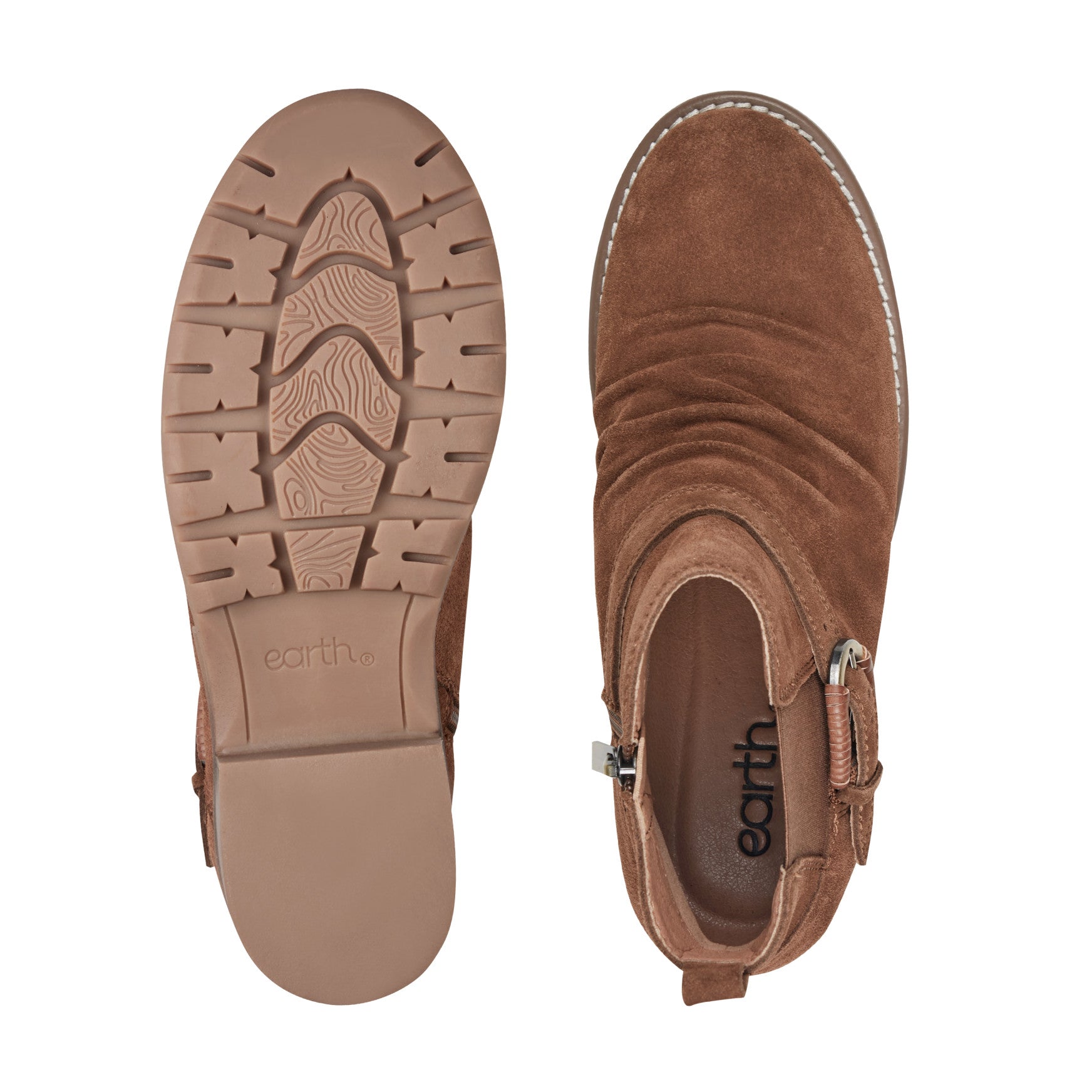 Zane Suede Ruched Booties