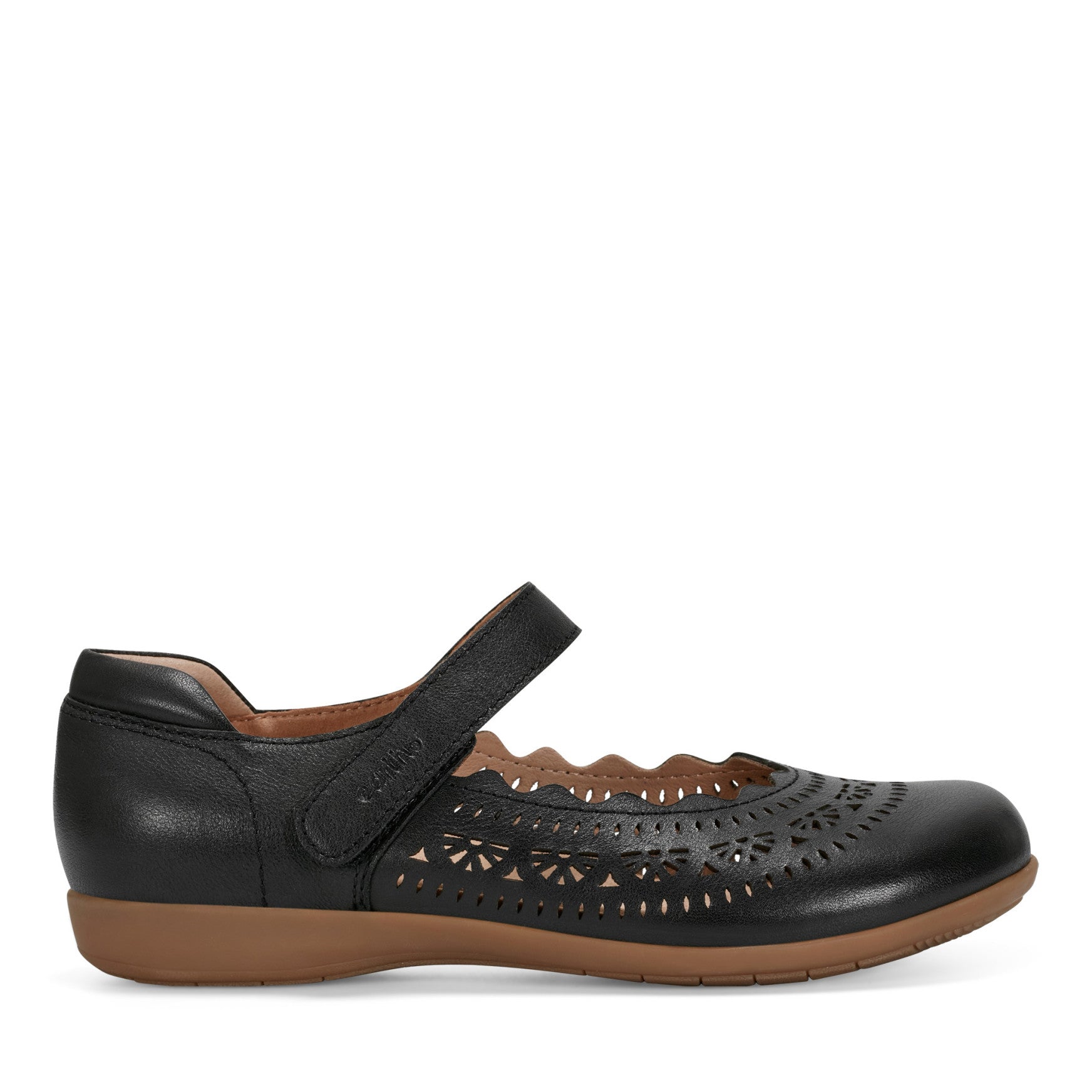 Brady Round Toe Adjustable Strap Casual Flats