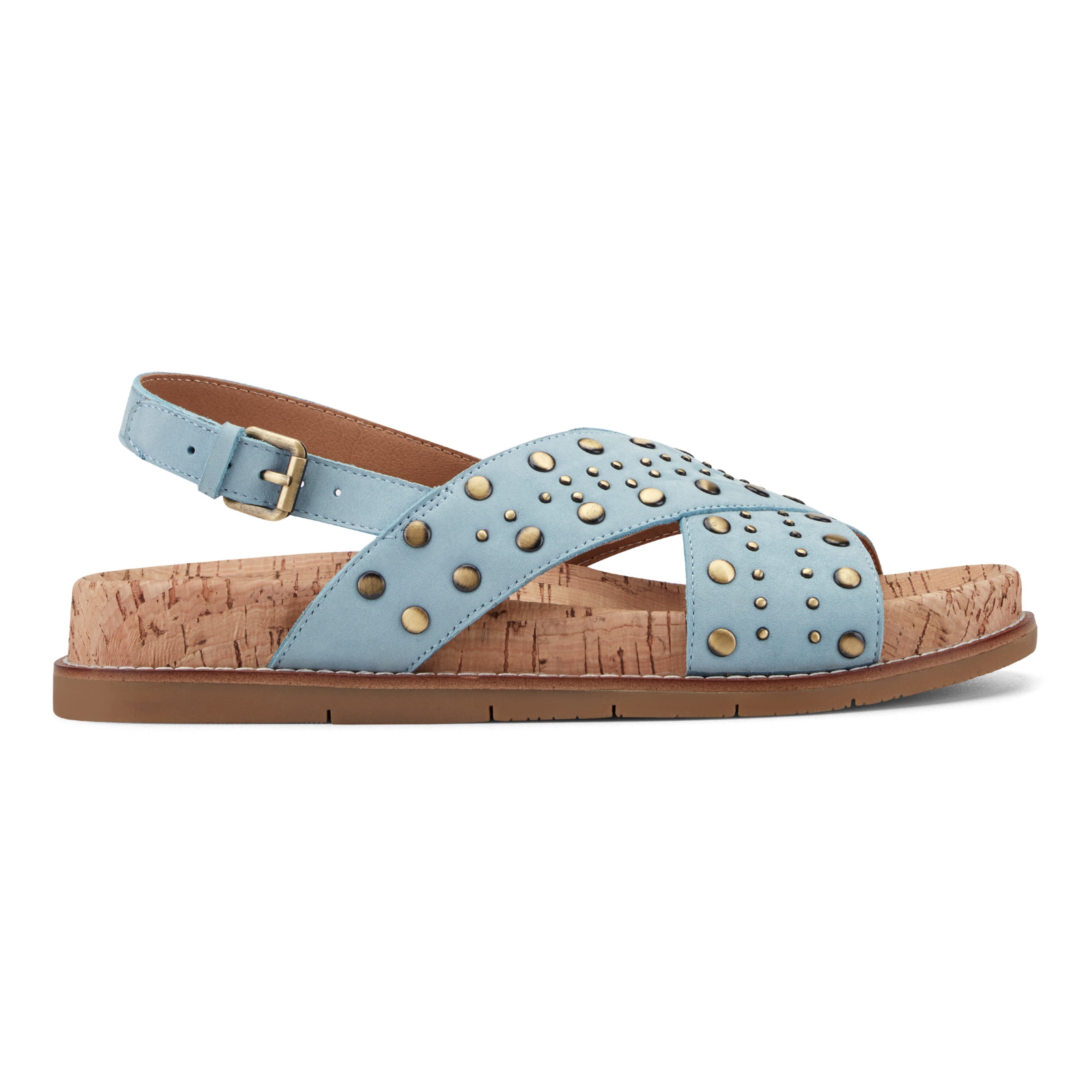 Ferdie Studded Leather Sandals