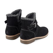 Hutton Water Repellent Suede Booties