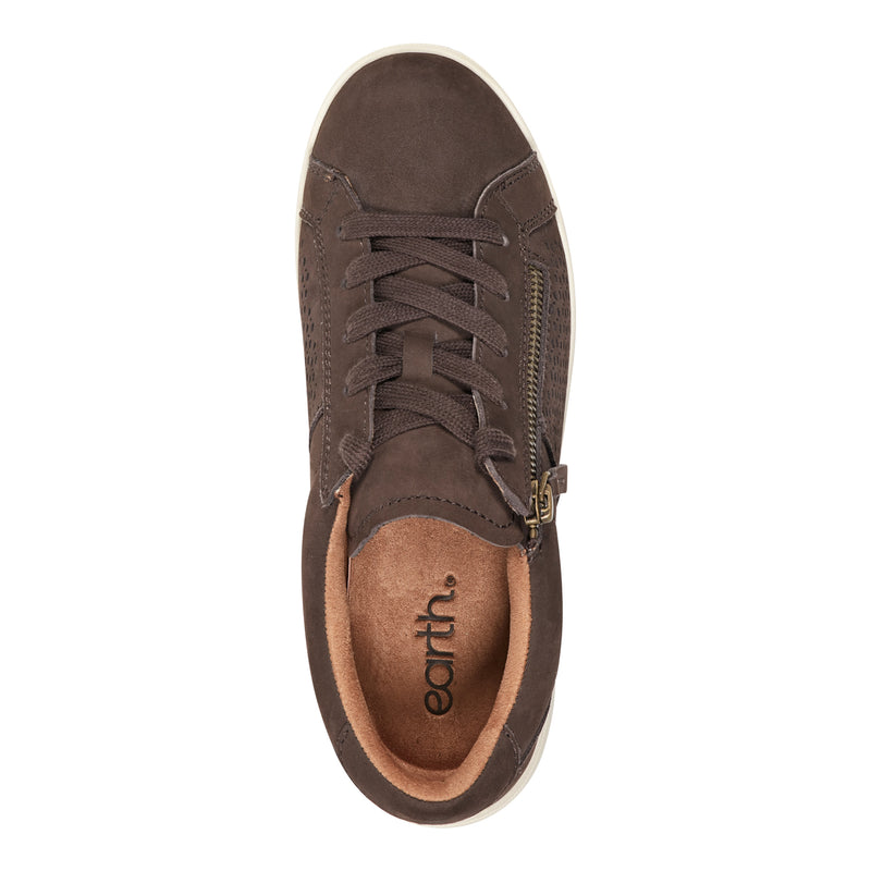 Netta Round Toe Casual Lace-up Sneakers