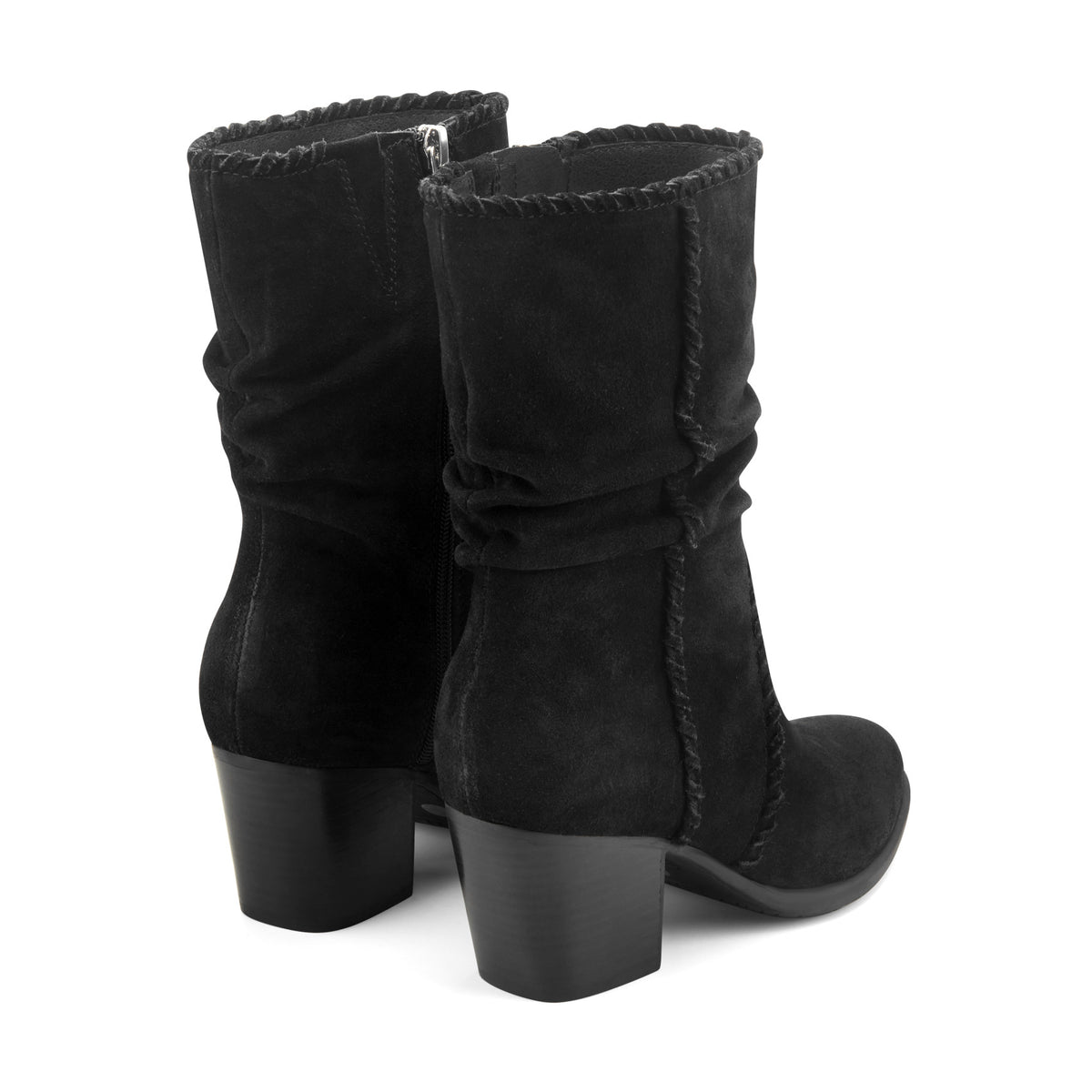Venla Heeled Suede Boots