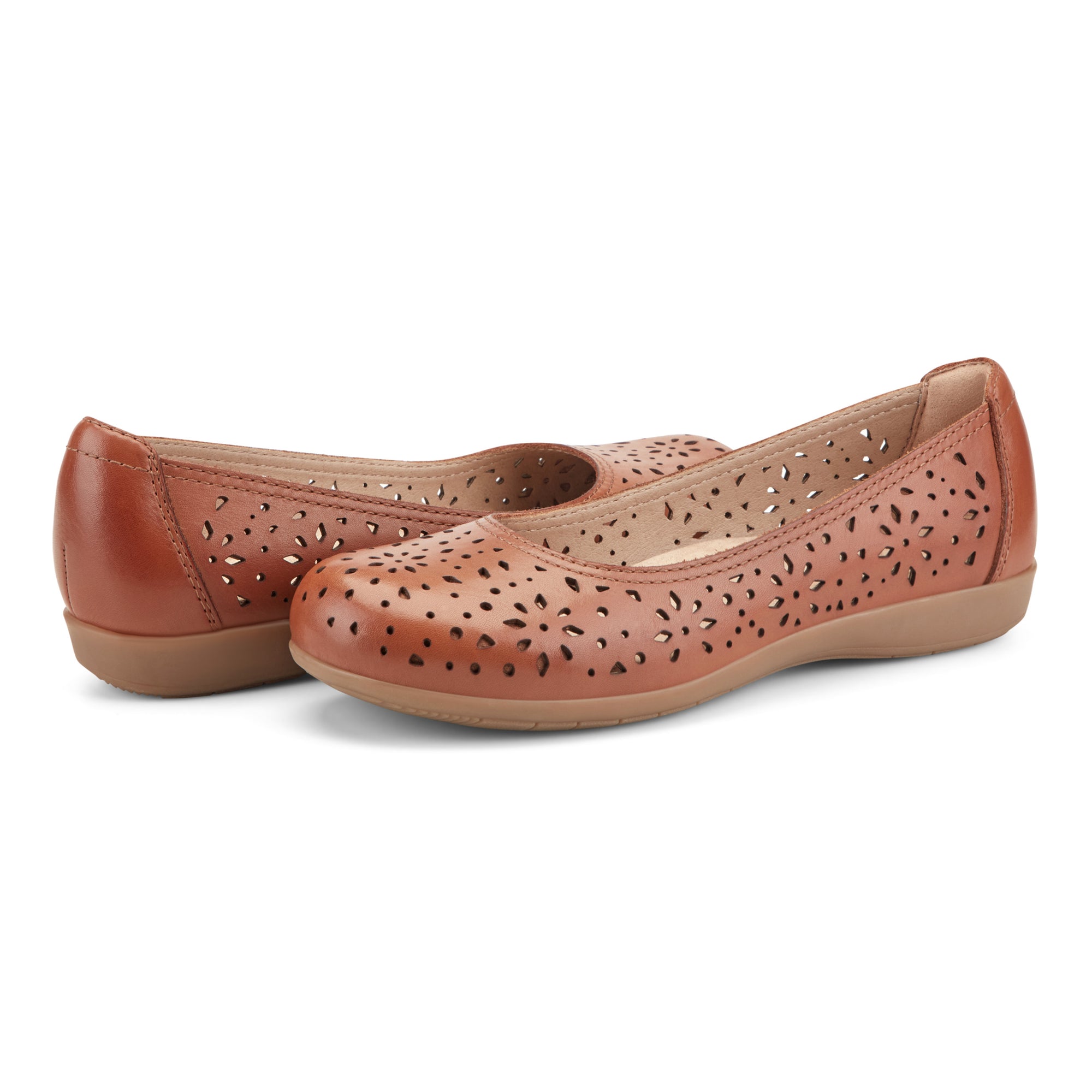 Bentlee Leather Ballet Flats