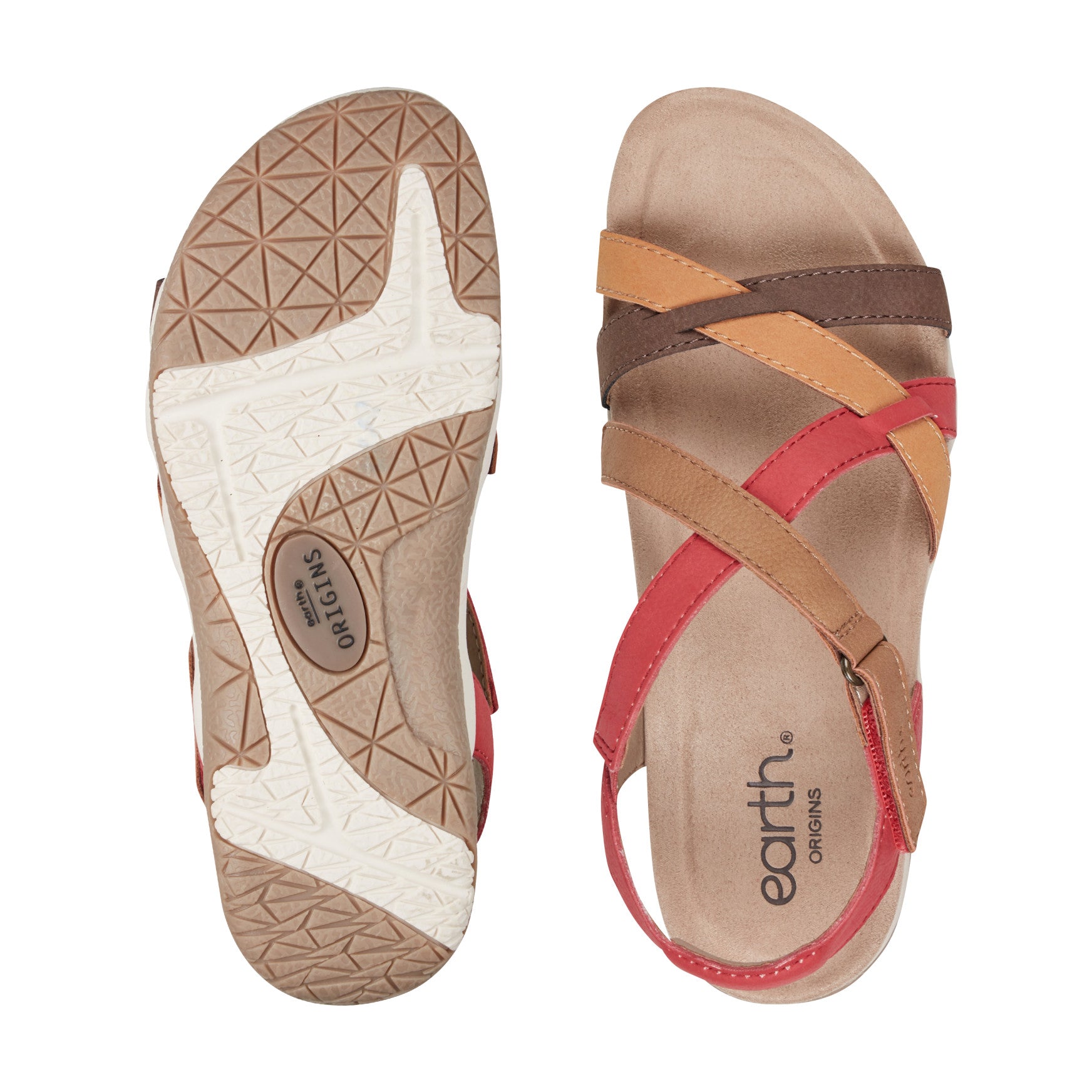 Sterling Casual Strappy Round Toe Flat Sandals