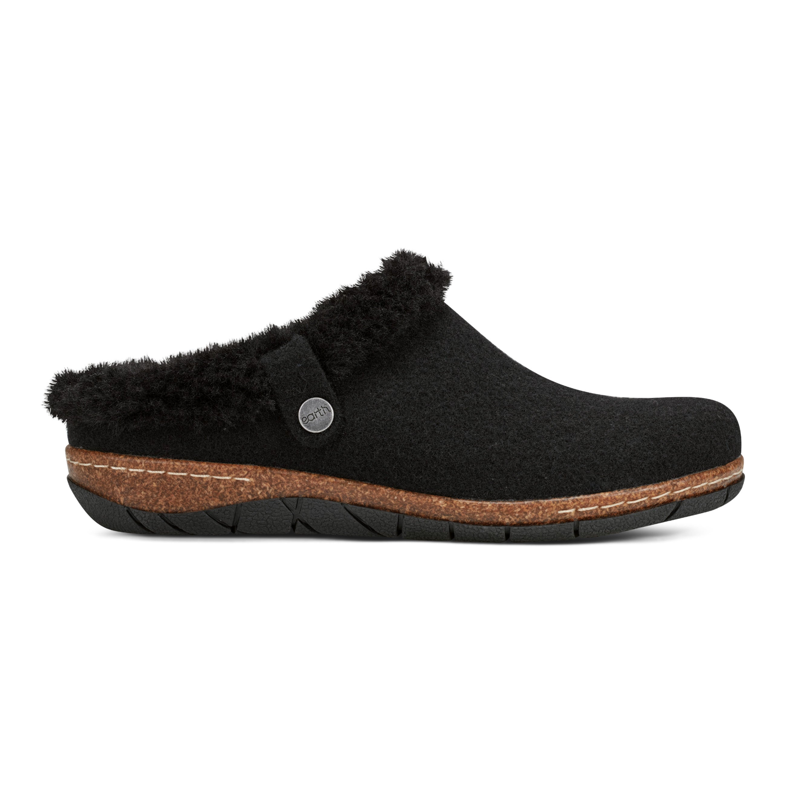 Elena Cold Weather Round Toe Casual Slip-on Clogs