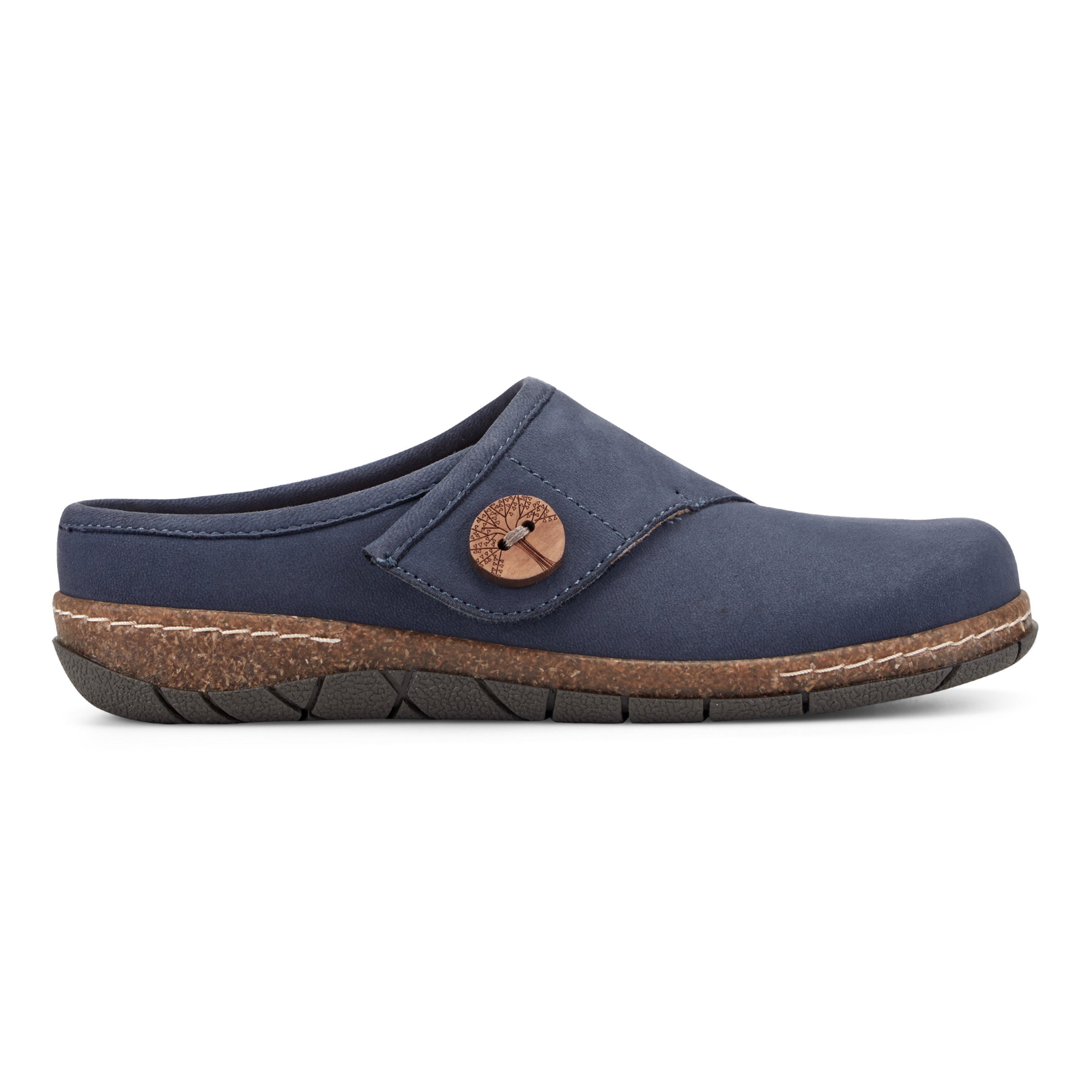 Ezra Round Toe Casual Slip-on Flat Clogs