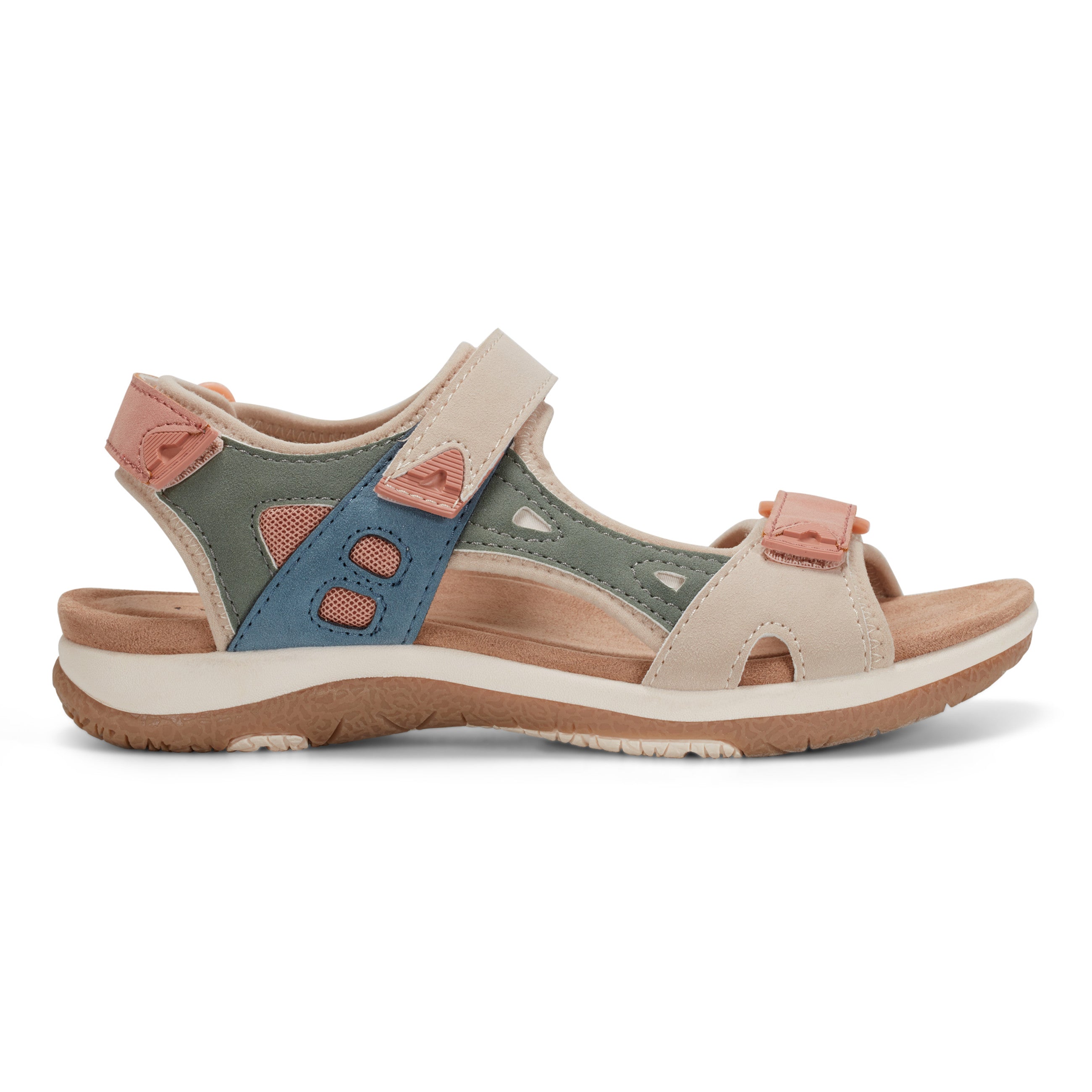 Skylar Round Toe Lightweight Casual Flat Sandals