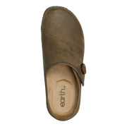 Ezra Round Toe Casual Slip-on Flat Clogs