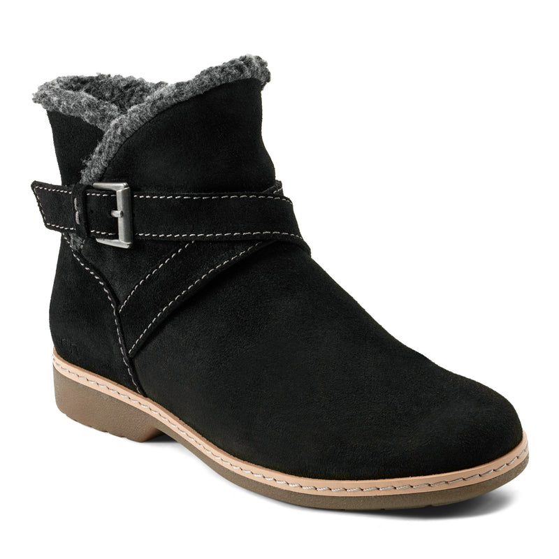 Hutton Water Repellent Suede Booties