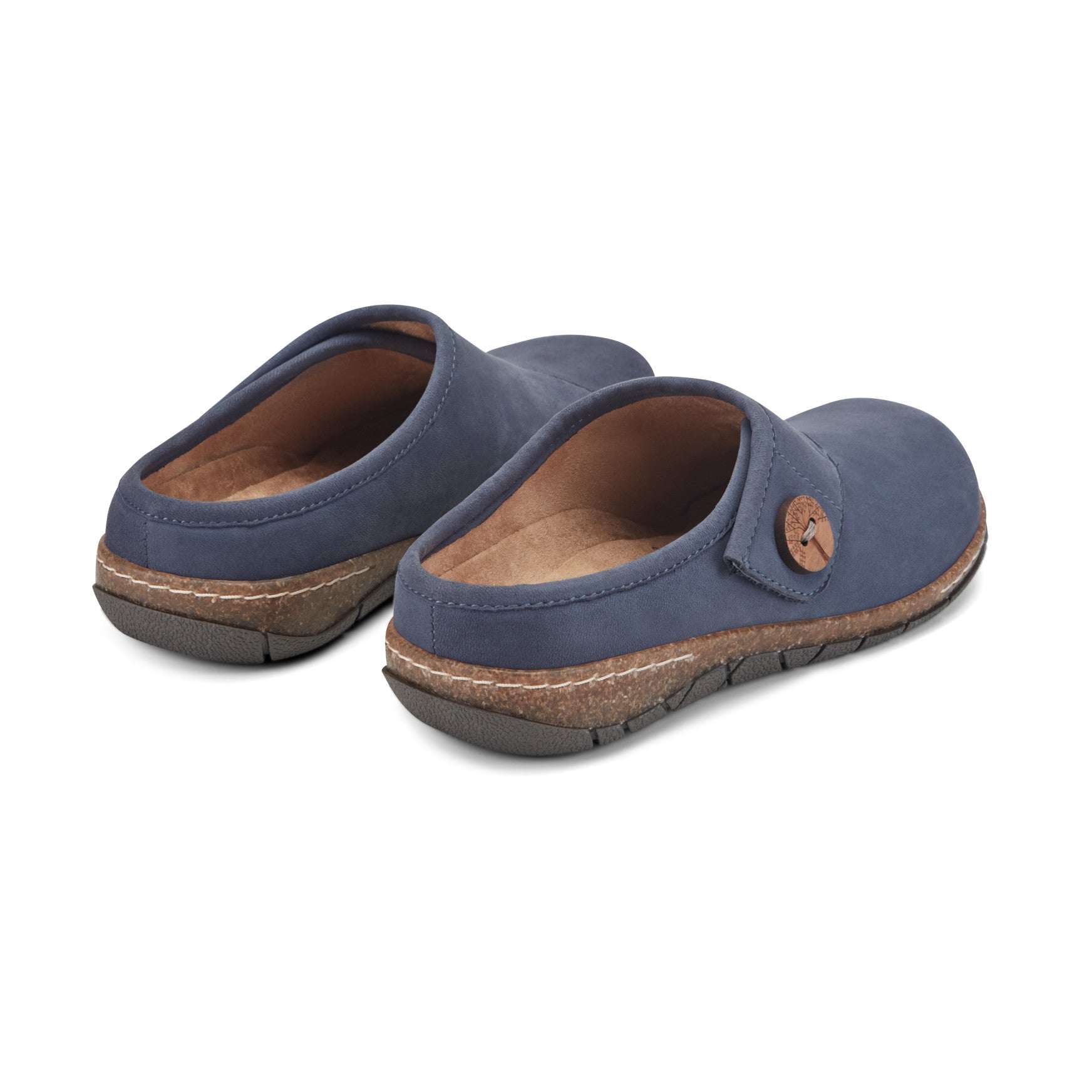 Ezra Round Toe Casual Slip-on Flat Clogs