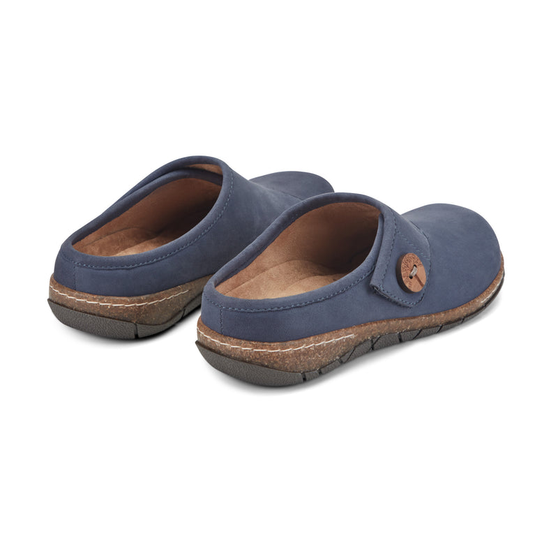 Ezra Round Toe Casual Slip-on Flat Clogs
