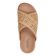 Flurry Round Toe Slip-on Flat Casual Sandals