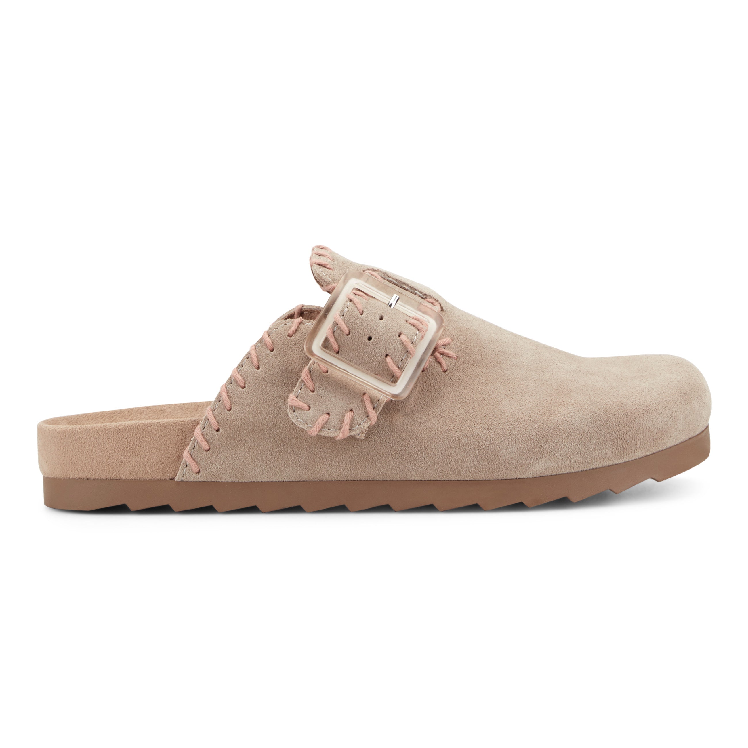 Gena Round Toe Slip-on Flat Casual Clogs