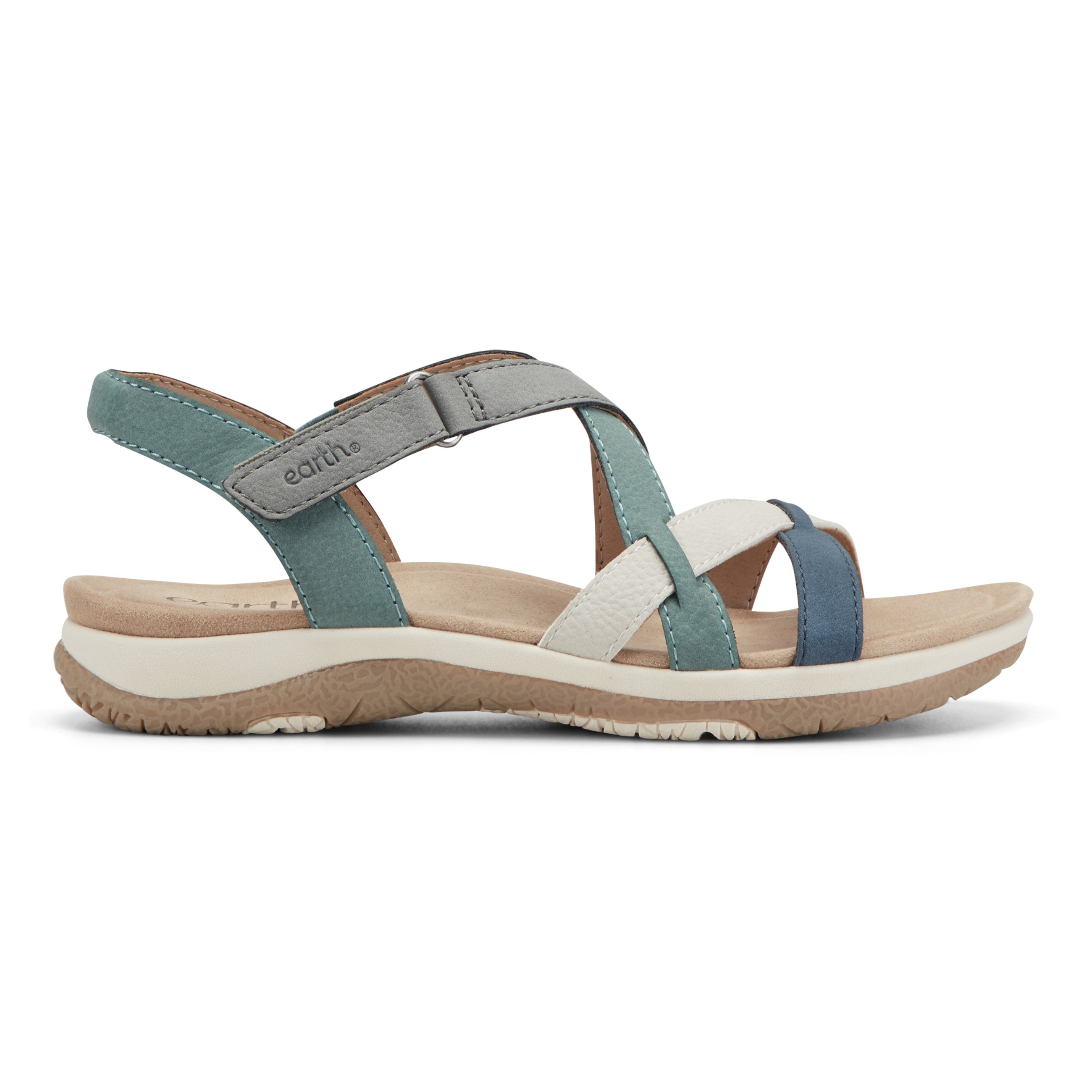 Sterling Casual Strappy Round Toe Flat Sandals