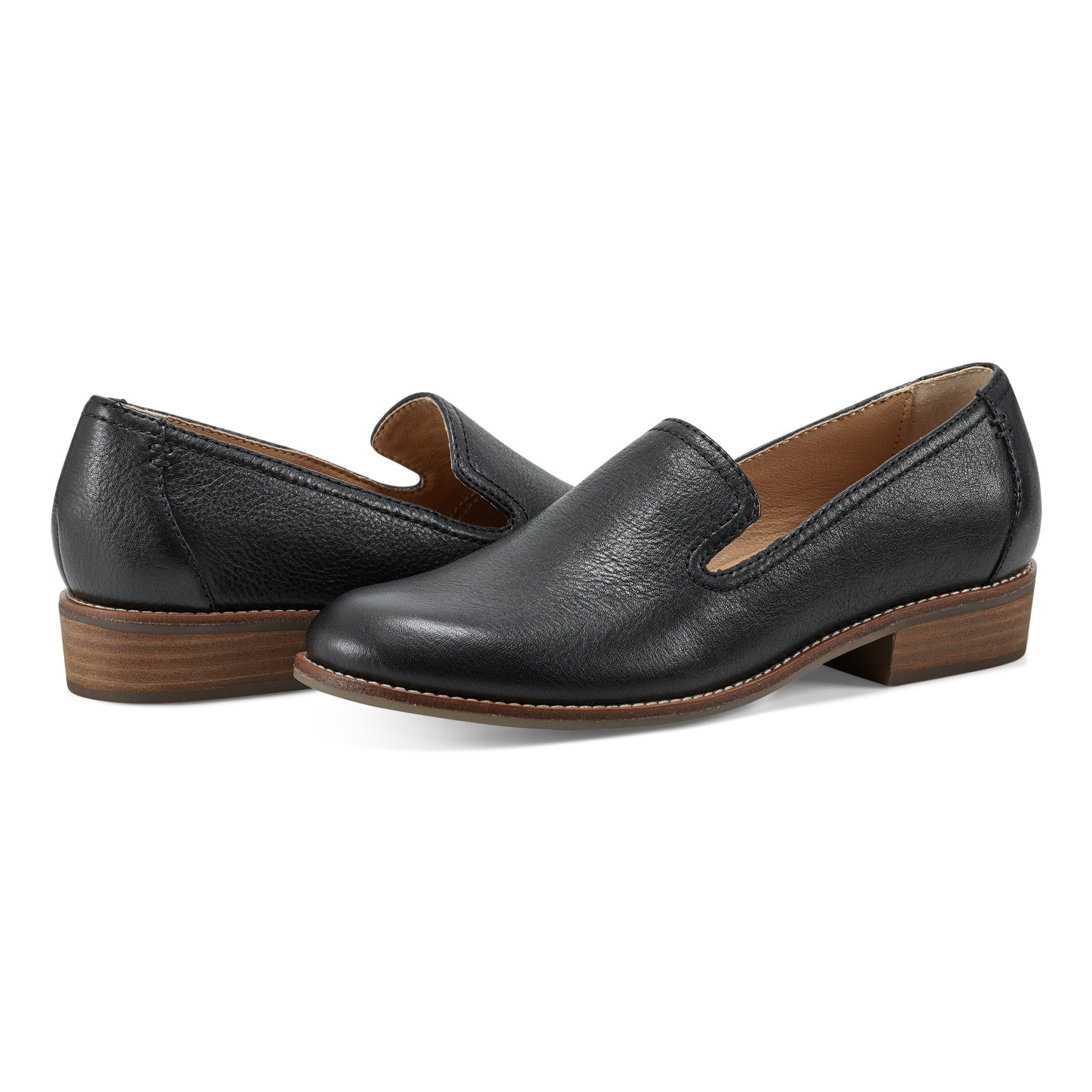 Edna Round Toe Casual Slip-on Flat Loafers