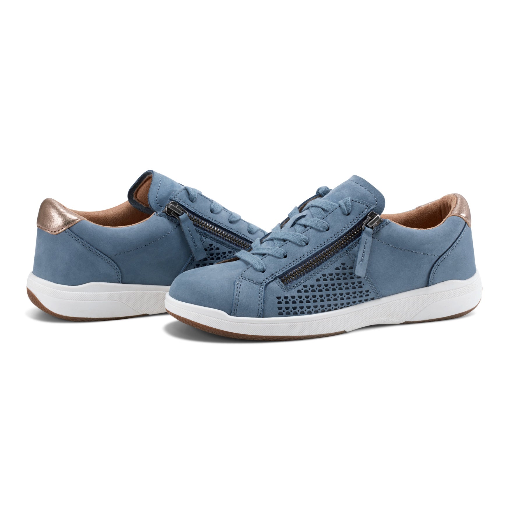 Netta Round Toe Casual Lace-up Sneakers