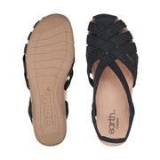 Briel Round Toe Casual Slingback Flat Sandals