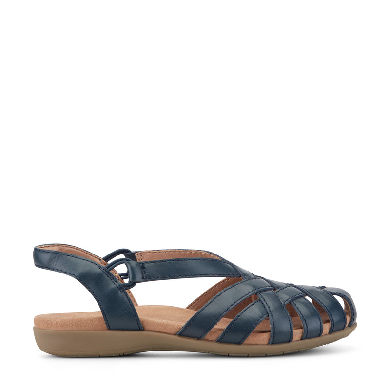 Berri Woven Casual Round Toe Slip-on Sandals