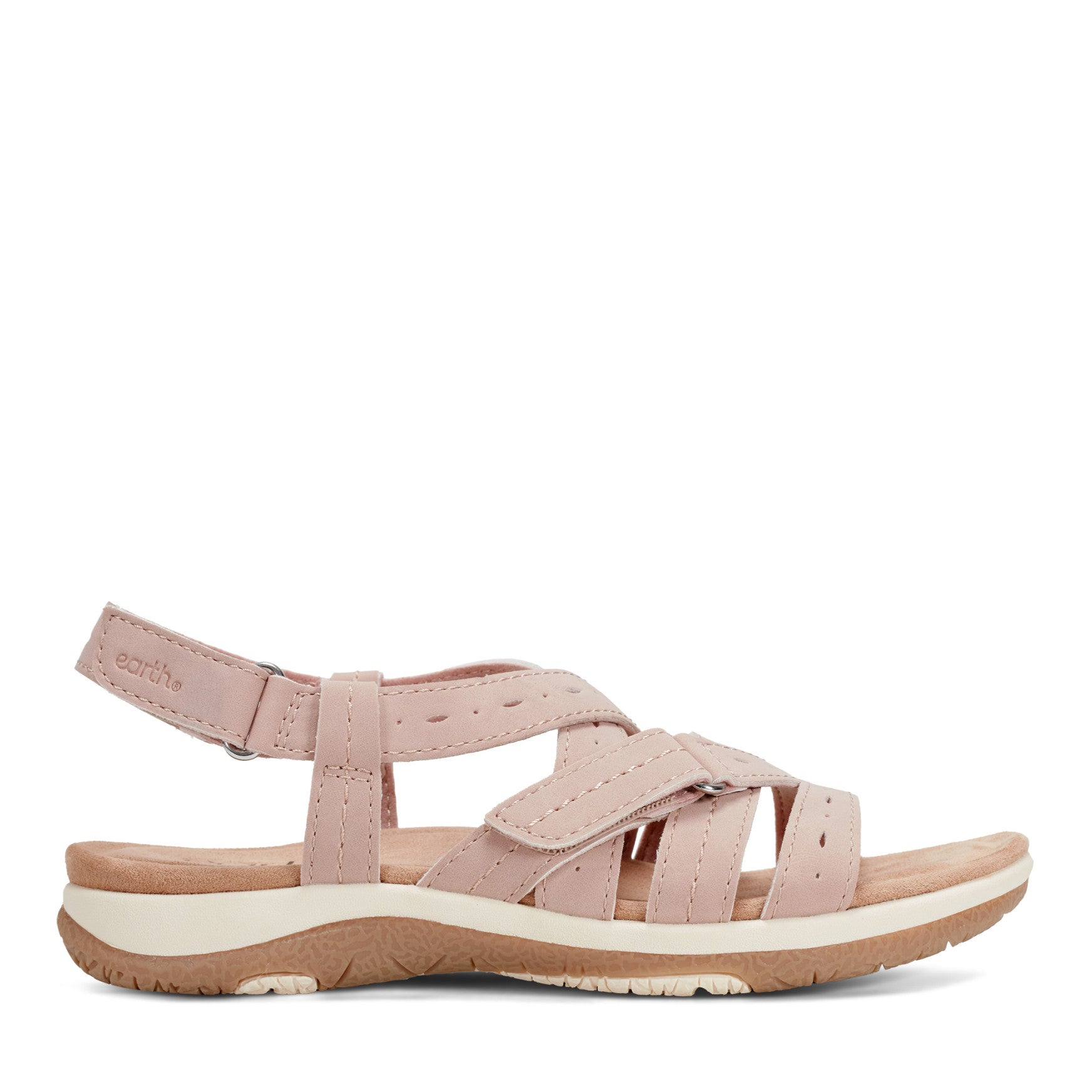 Samsin Round Toe Strappy Casual Flat Sandals