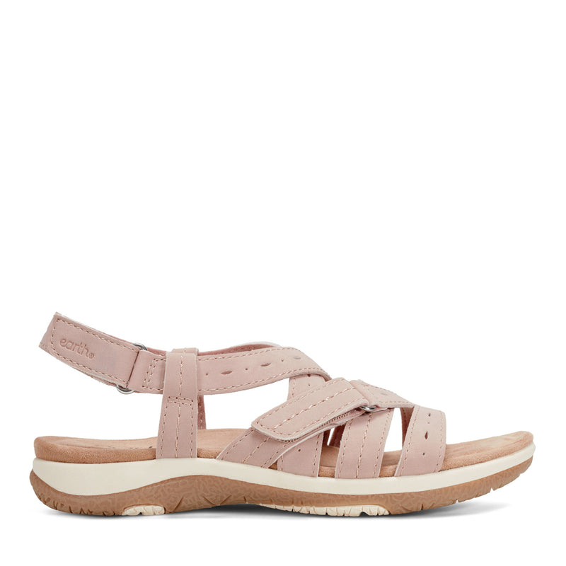 Samsin Round Toe Strappy Casual Flat Sandals