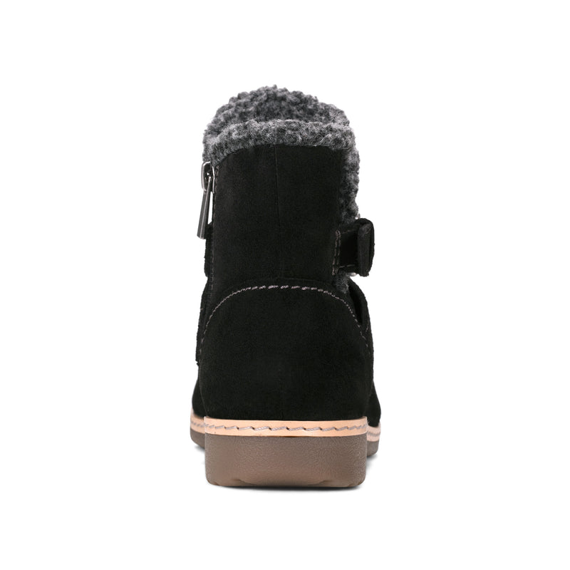 Hutton Water Repellent Suede Booties