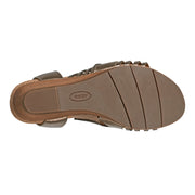 Hattie Round Toe Strappy Wedge Sandals