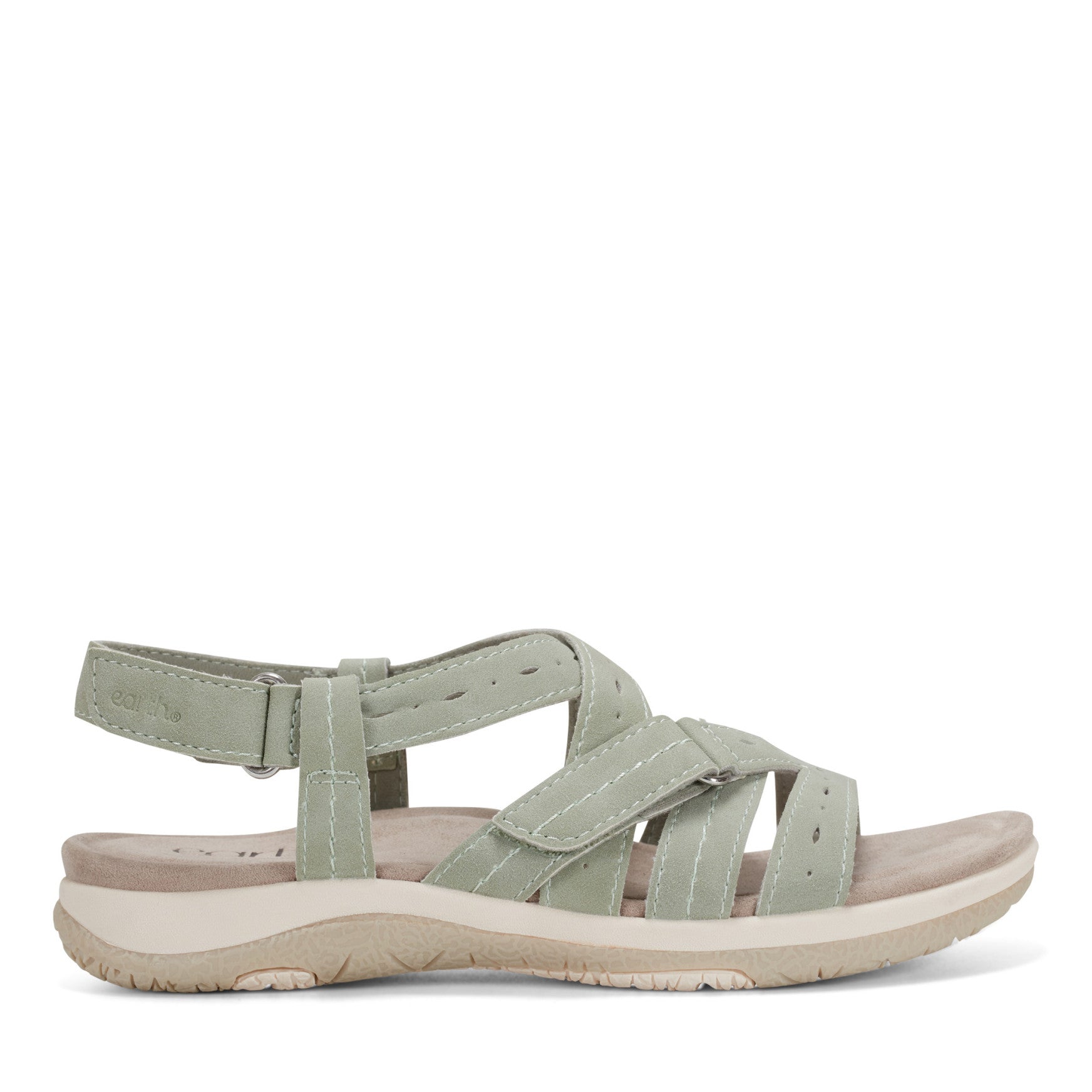 Samsin Round Toe Strappy Casual Flat Sandals