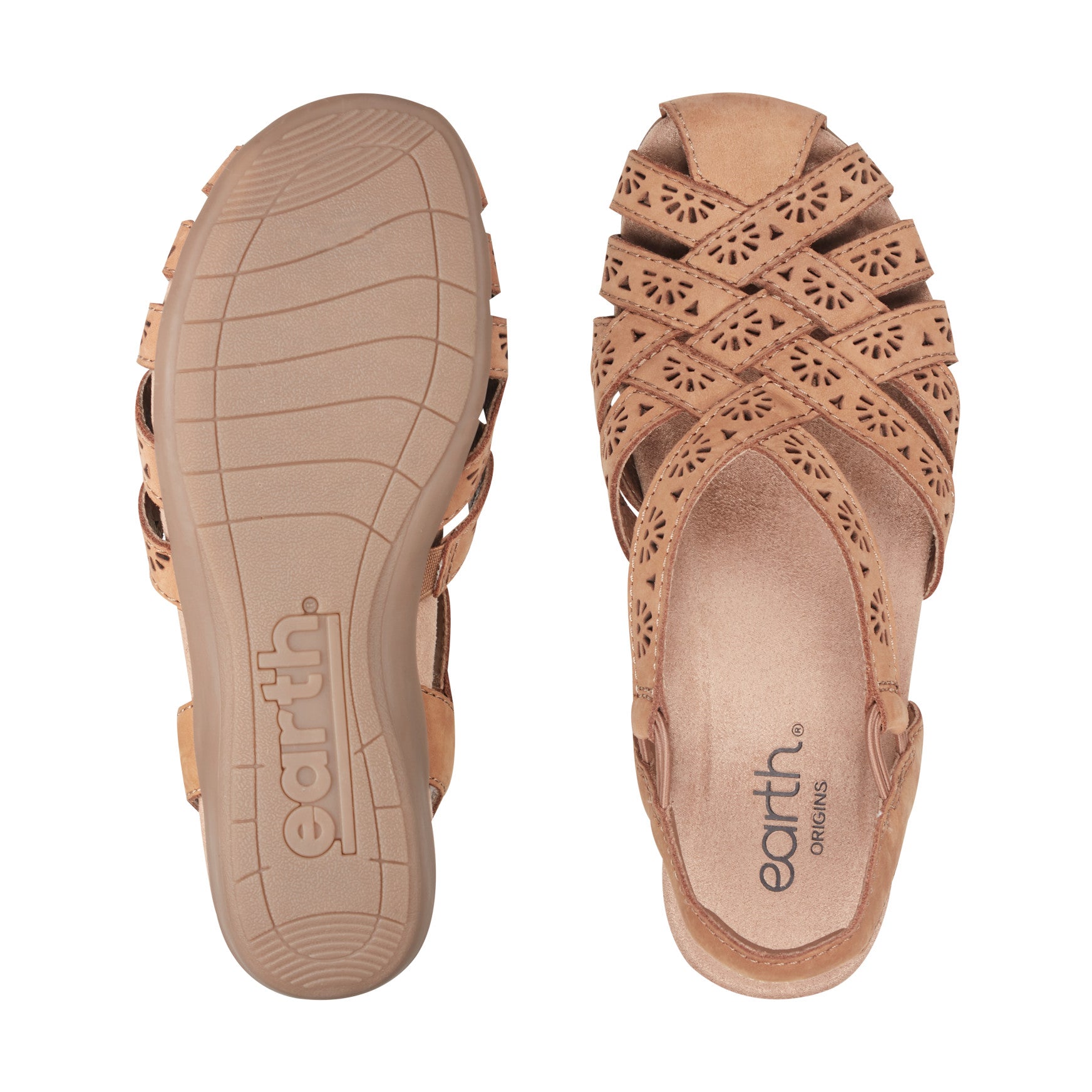 Women's Briel Round Toe Casual Slingback Flat Sandals - Dark