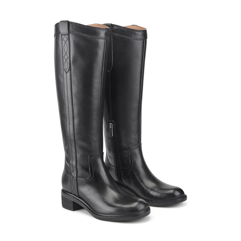 Derran Wide Calf Riding Boots