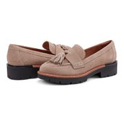 Zimm Round Toe Lug Sole Casual Slip-on Loafers