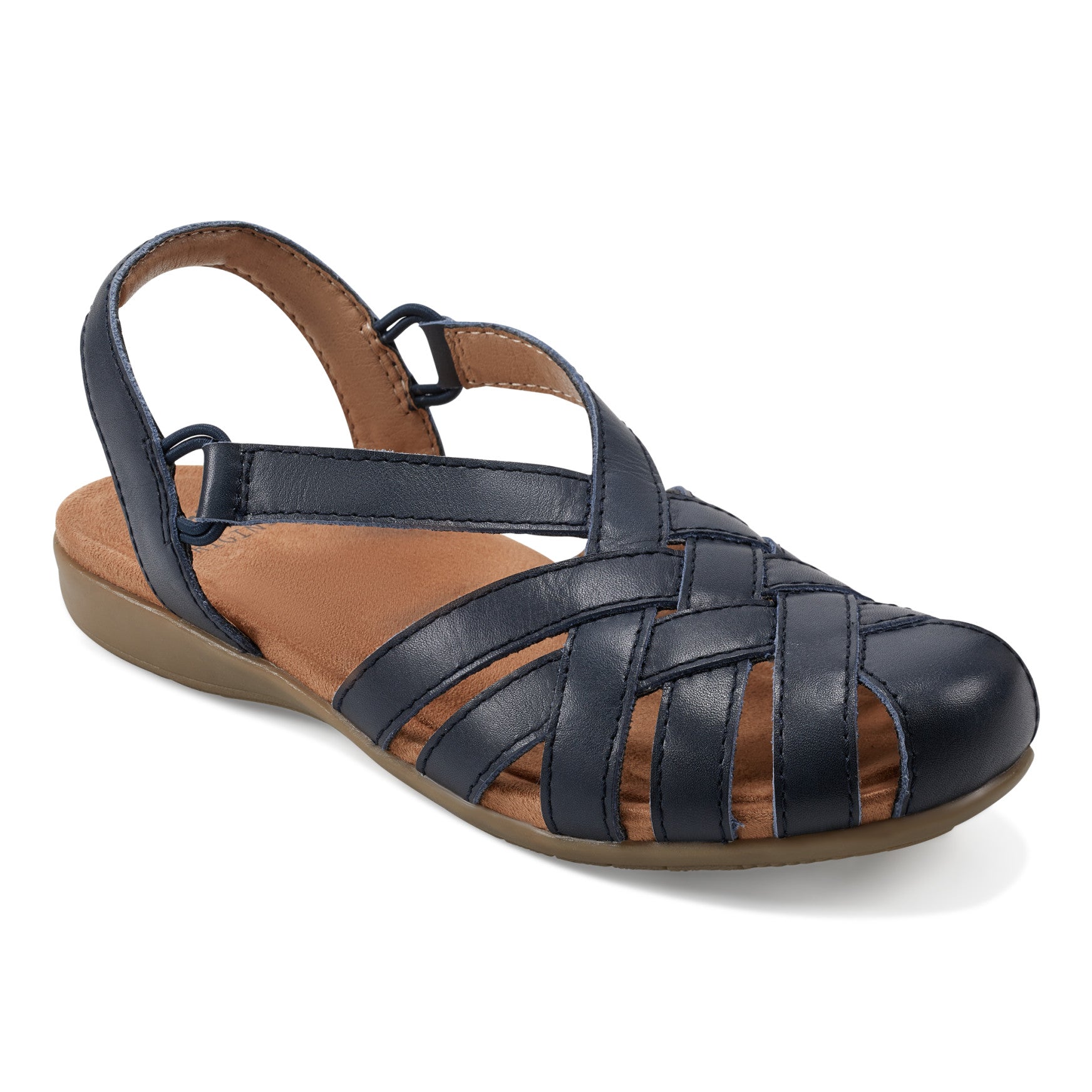 Berri Woven Casual Round Toe Slip-on Sandals