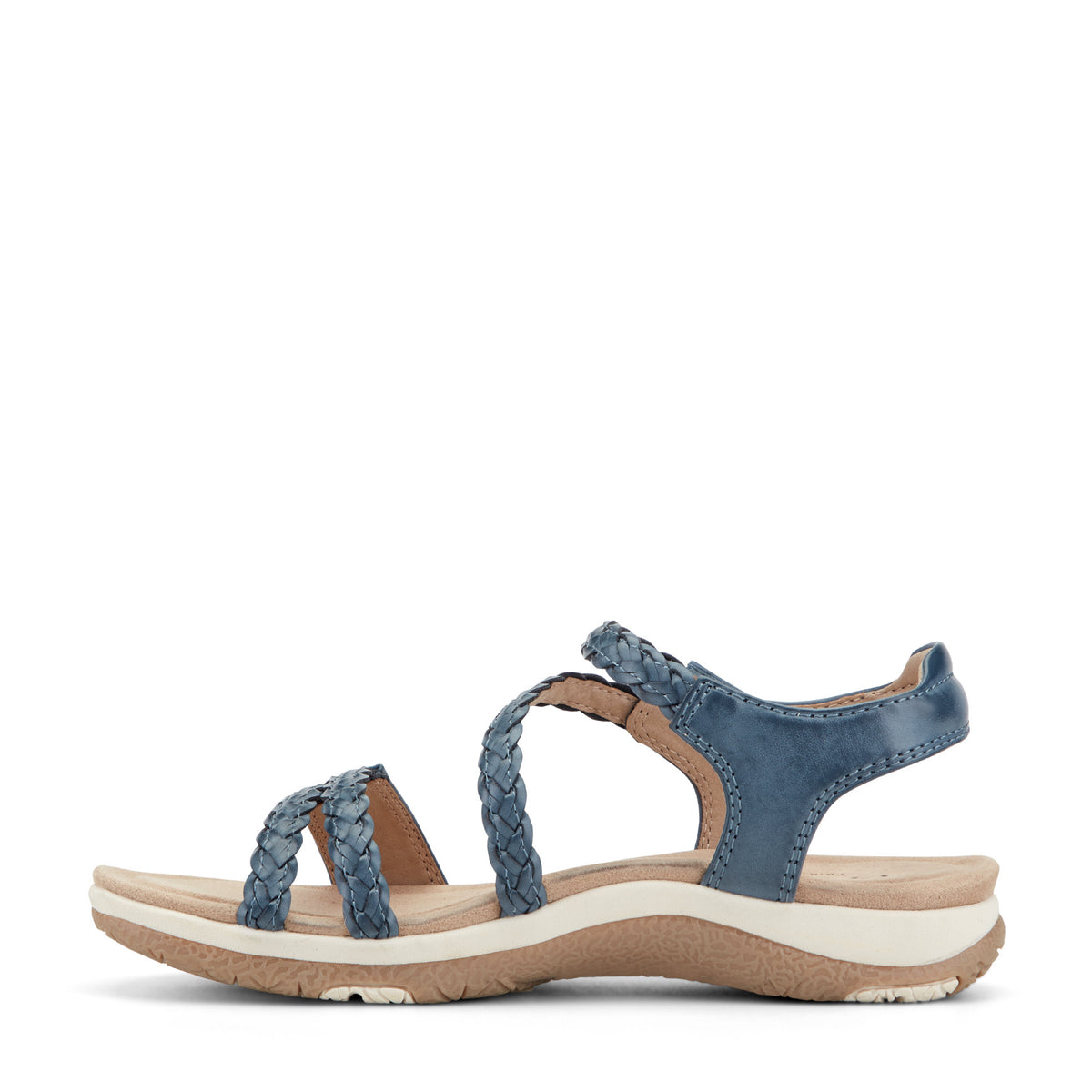 Women's Stellon Braided Strappy Sandals - Medium Blue | earth® shoes