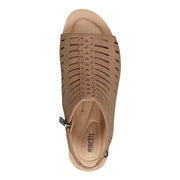 Hana Round Toe Laser Cut Dress Sandals