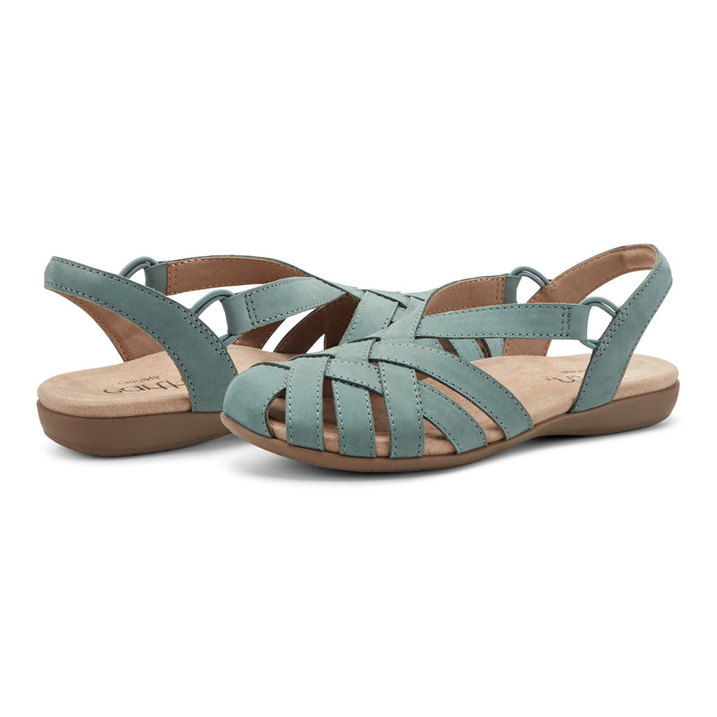 Berri Woven Casual Round Toe Slip-on Sandals