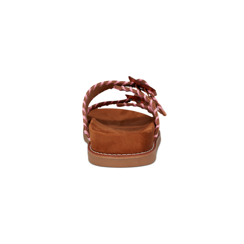 Fausto Round Toe Casual Flat Strappy Sandals