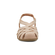 Berri Woven Casual Round Toe Slip-on Sandals