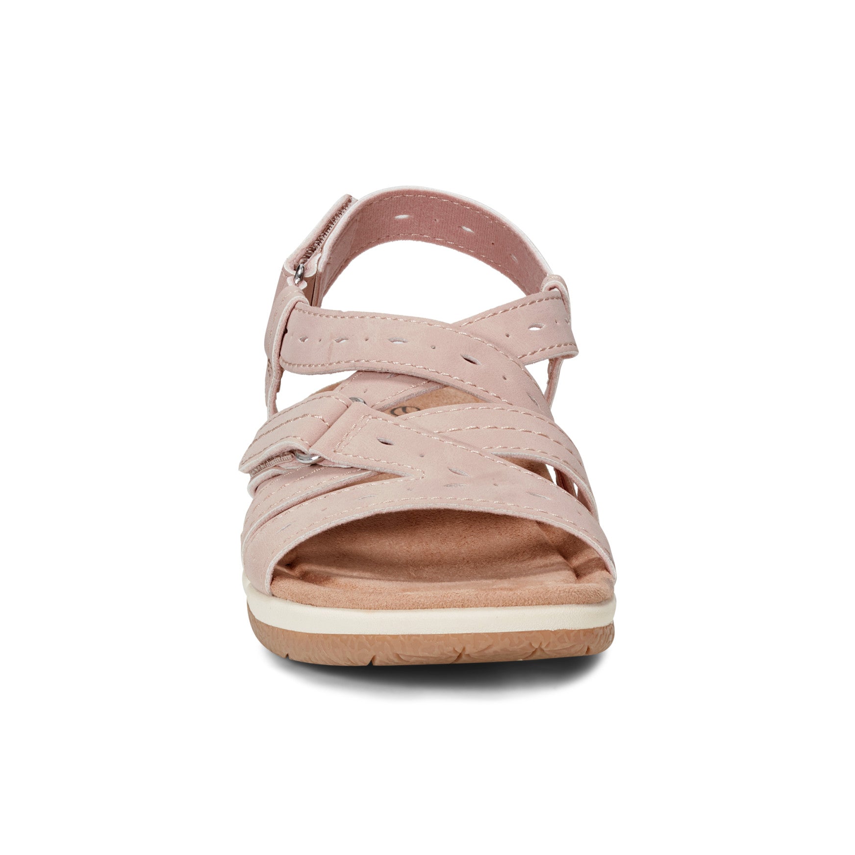 Samsin Round Toe Strappy Casual Flat Sandals