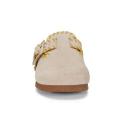 Gena Round Toe Slip-on Flat Casual Clogs