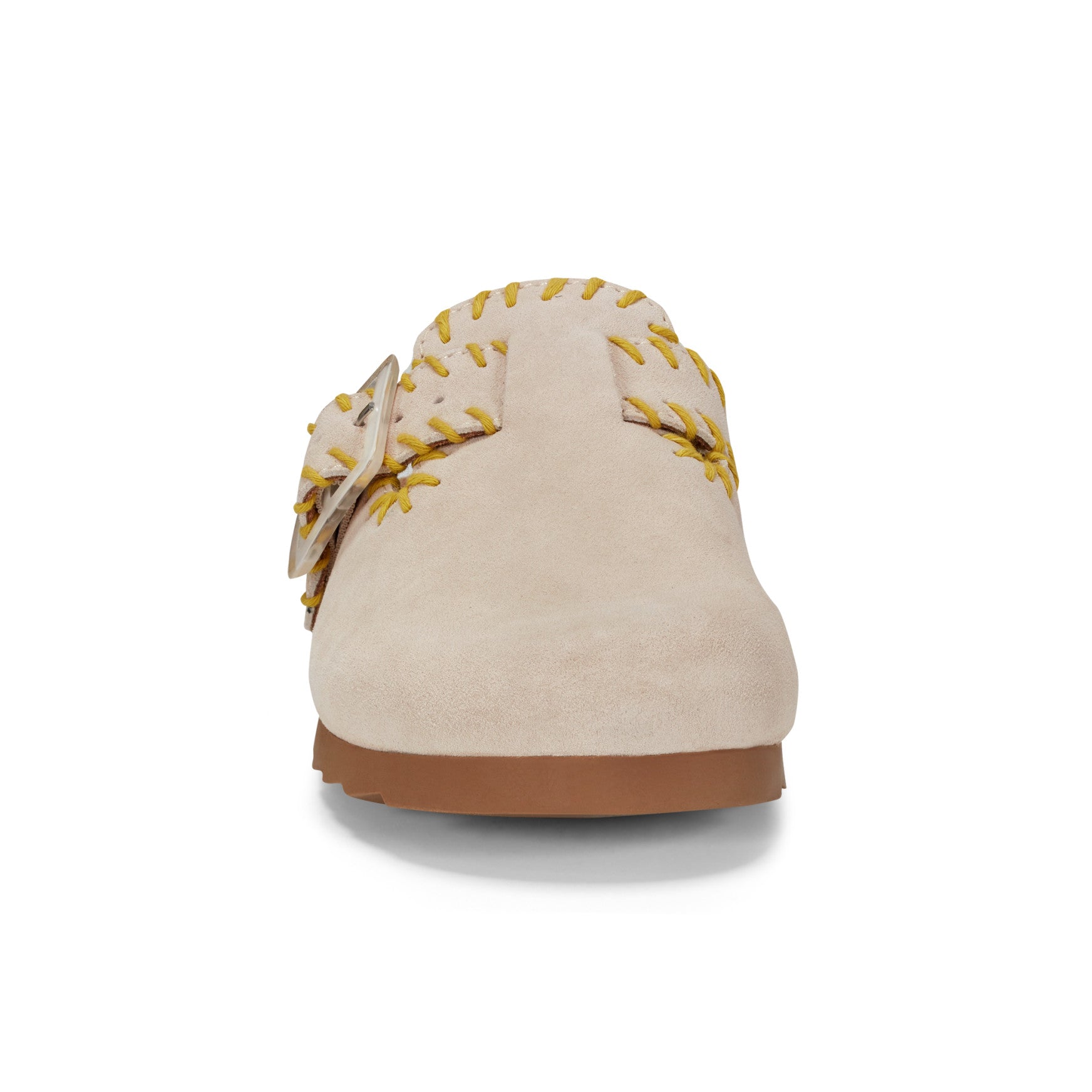 Gena Round Toe Slip-on Flat Casual Clogs