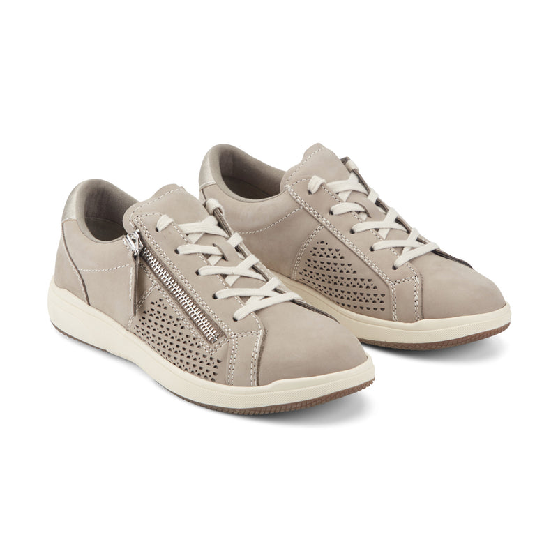 Netta Round Toe Casual Lace-up Sneakers