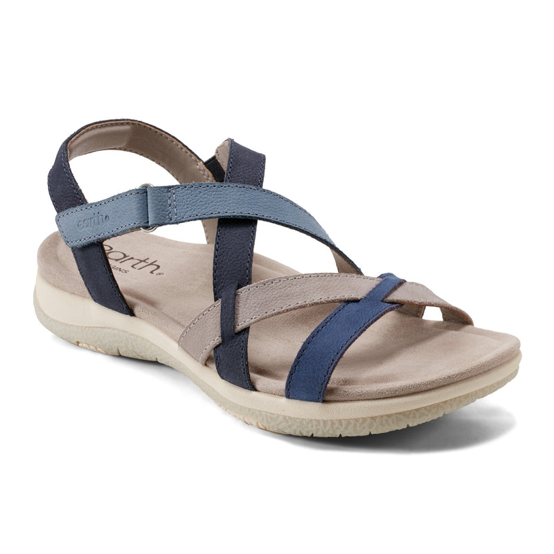 Sterling Casual Strappy Round Toe Flat Sandals