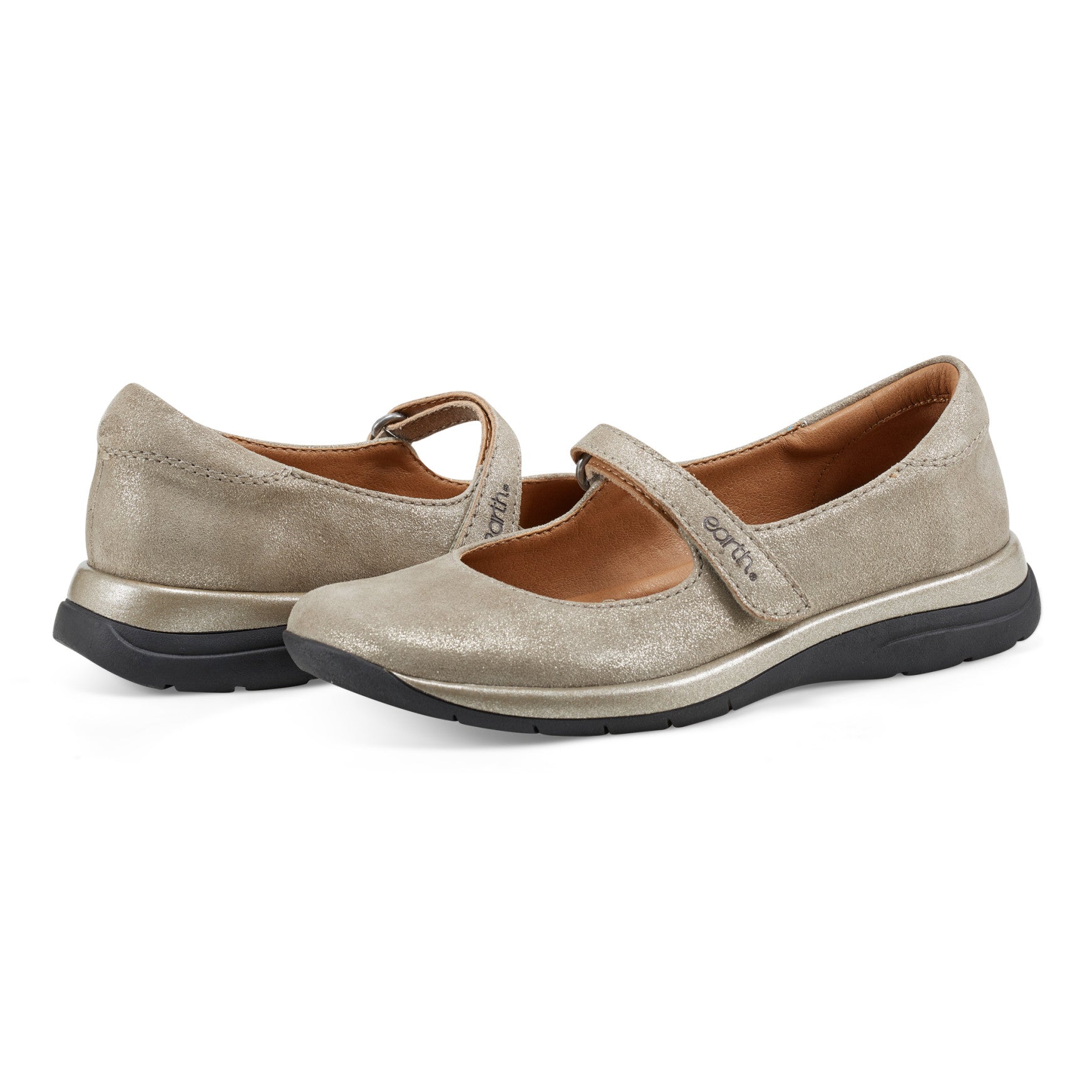 Tose Lug Sole Square Toe Casual Ballet Flats
