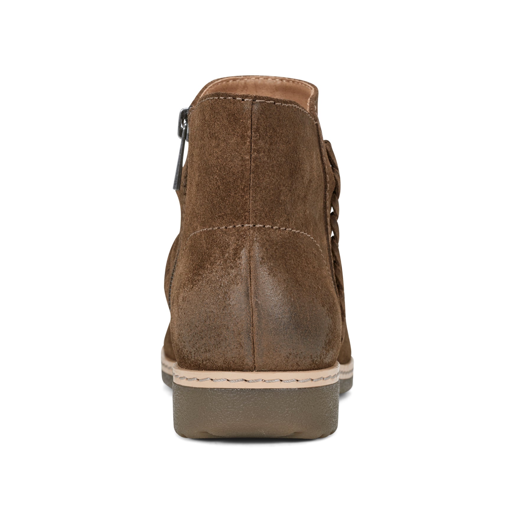 Hilaree Water Repellent Round Toe Ruched Casual Booties