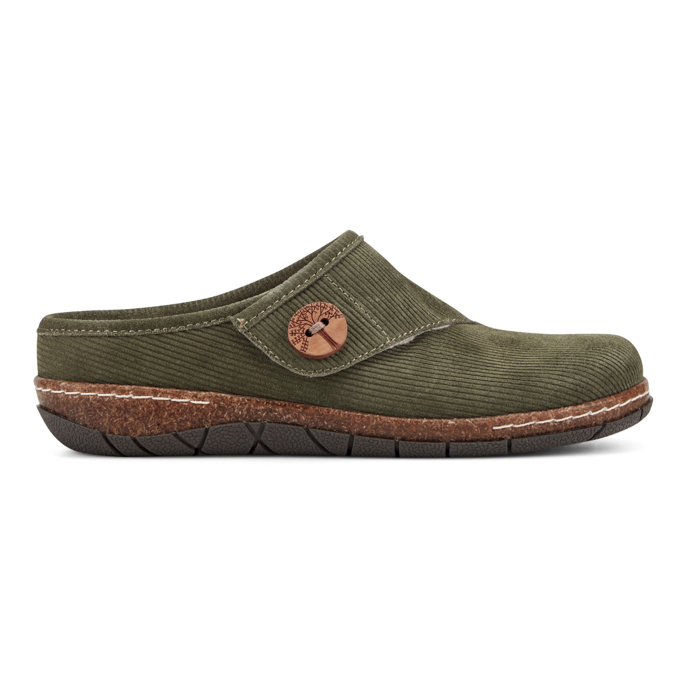 Ezra Round Toe Casual Slip-on Flat Clogs
