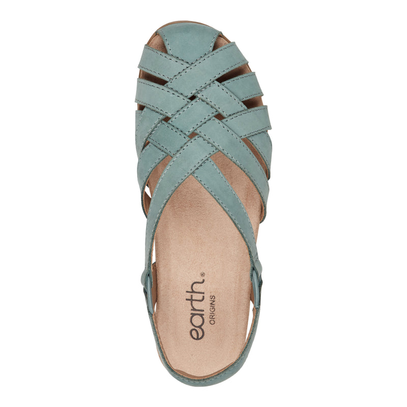 Berri Woven Casual Round Toe Slip-on Sandals