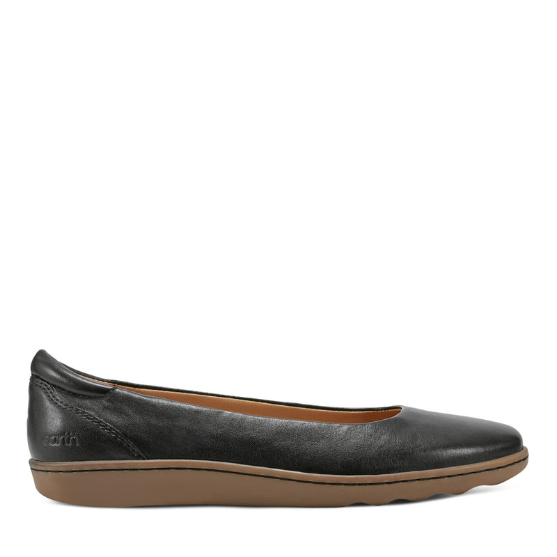 Women's Landen Round Toe Casual Flats - Black | earth shoes Women's Landen Round Toe Casual Flats - Black | earth shoes